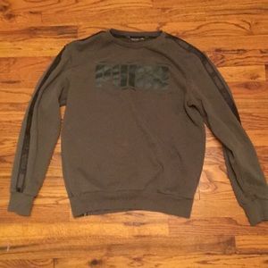 Dark/Moss green Puma sweater
